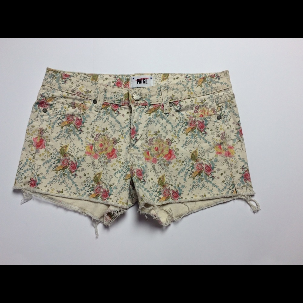 Paige floral printed shorts